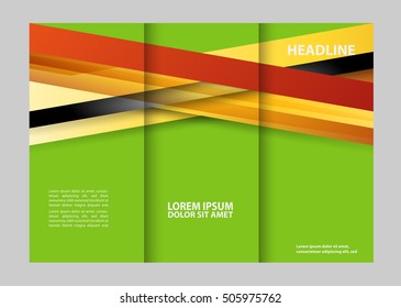Multipurpose Tri-fold Brochure and Catalog Vector Design
