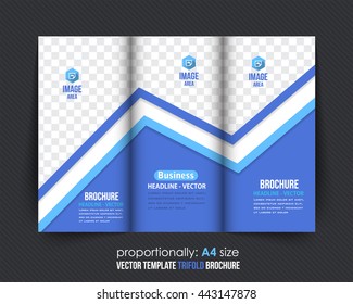 Multipurpose Tri-fold Brochure Design, Business Catalog Vector Template