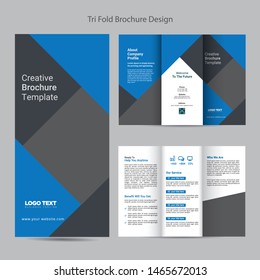 Multipurpose Trifold Brochure Templates, Vector design