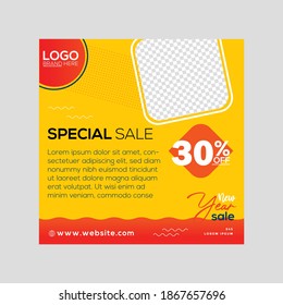 Multipurpose usable and editable social media post banner.
