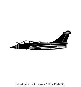 Multirole fighter aircraft icon template