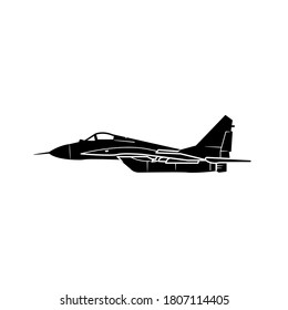 Multirole fighter aircraft icon template