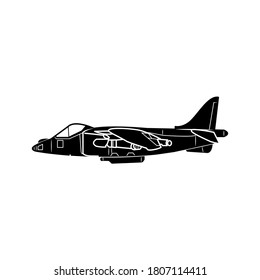 Plantilla de icono de aviones de combate multifunción