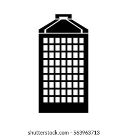 multi-storey public building icon