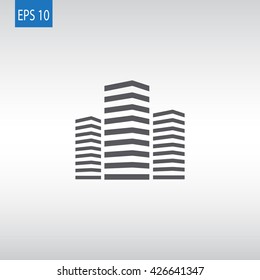 Multistory building icon