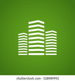  Multistory building icon Vector. 