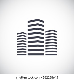  Multistory building icon Vector. 