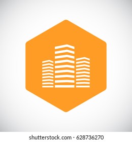  Multistory building icon Vector. 