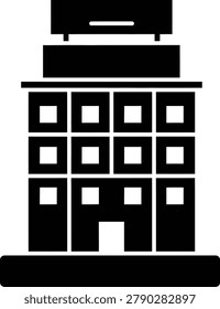 Multistory Office Building Icon Urban Commercial Architecture