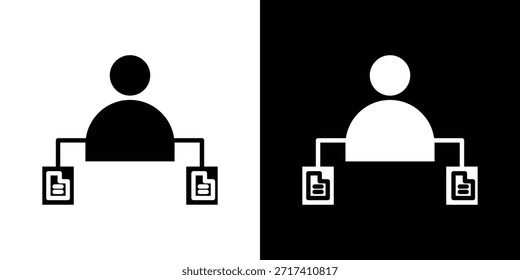 Símbolo de ícono multitarea para App y Branding.