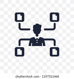 Multitask transparent icon. Multitask symbol design from Time managemnet collection.