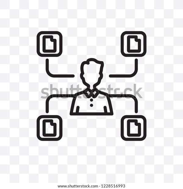 Multitask Vector Linear Icon Isolated On Stock Vector (Royalty Free ...