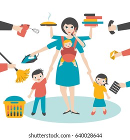 3,615 Multitasking Mom Images, Stock Photos & Vectors | Shutterstock