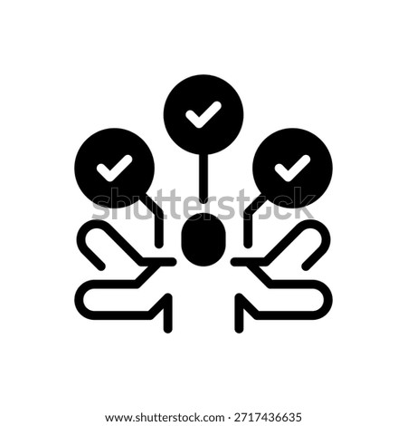 Multitasking Line Icon, Outline Symbol for Parallel Processing, Task Switching, Resource Management, Human Efficiency, and Complex Operation. Vector Sign Icon.