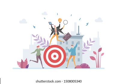 
Multitasking Vector Illustration Concept Showing a businessman doing a lot of things in one time, Suitable for landing page, ui, web, App intro card, editorial, flyer, and banner.