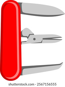 Multitool Knife Letter Alphabet E