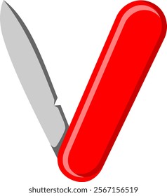Multitool Knife Letter Alphabet V