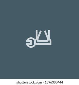 Multitool vector icon. Multitool concept stroke symbol design. Thin graphic elements vector illustration, outline pattern for your web site design, logo, UI. EPS 10.