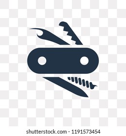 Multitool vector icon isolated on transparent background, Multitool transparency concept can be used web and mobile