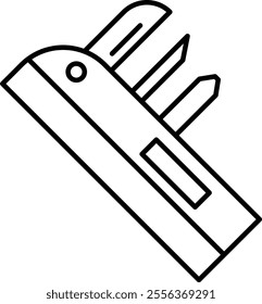 Multitool Vector Line Icon Design