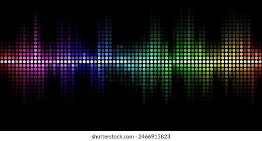 A Multitude of Colorful Transparent Dots Backdrop
