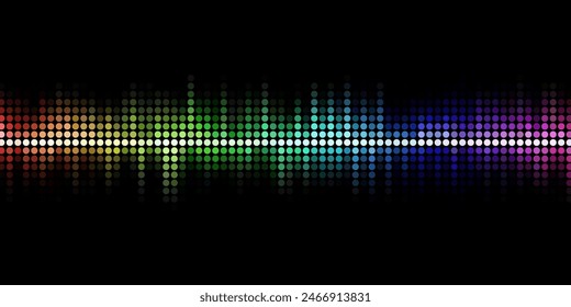 A Multitude of Colorful Transparent Dots Backdrop