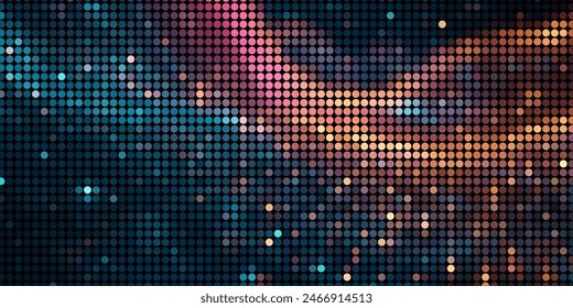 A Multitude of Colorful Transparent Dots Backdrop