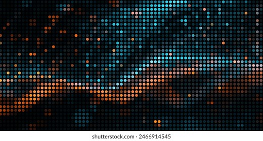A Multitude of Colorful Transparent Dots Backdrop