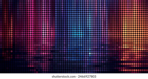 A Multitude of Colorful Transparent Dots Backdrop