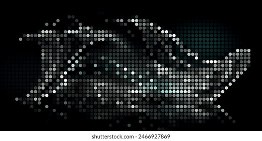 A Multitude of Colorful Transparent Dots Backdrop