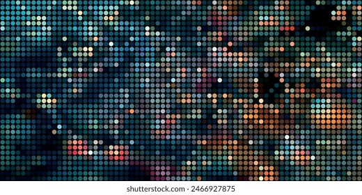 A Multitude of Colorful Transparent Dots Backdrop