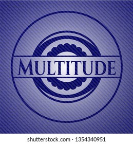 Multitude denim background