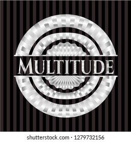 Multitude silver shiny emblem