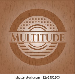 Multitude wood emblem. Retro