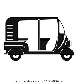 Mumbai auto icon. Simple illustration of mumbai auto vector icon for web design isolated on white background