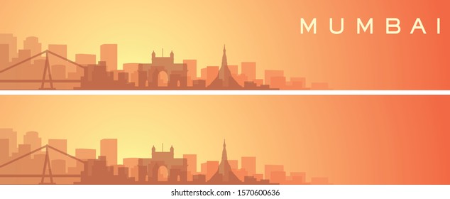 Mumbai Beautiful Skyline Scenery Banner