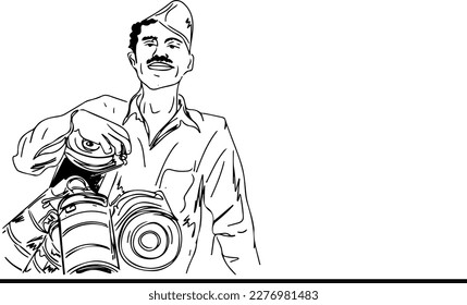 Mumbai Dabbawala Vektorgrafik, Tiffin Wala Stock Graphics in Mumbai Style
Traditionelles Mumbai Dabbawala Vector Set, handgezeichnet Mumbai Tiffin Wala Vektorsymbole.