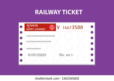 Mumbai railway ticket