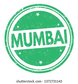 Mumbai sign or stamp on white background, vector illustration