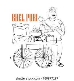 Mumbai Street Food Illustration