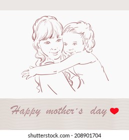 Mummy and daughter