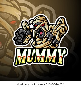 Mummy Esport Logo Mascot Design