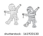 Mummy halloween cartoon, No effect