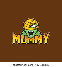 The Mummy Halloween Character Logo Design