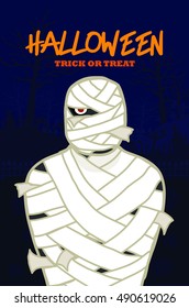 Mummy Halloween Festival. Trick or treat