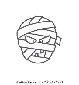 Mummy Halloween icon for business website,apps, and many more