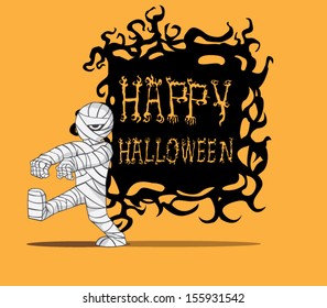 Mummy. Halloween monster