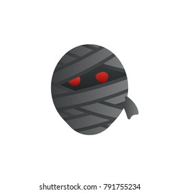 mummy icon flat
