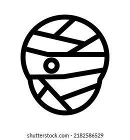 mummy icon or logo isolated sign symbol vector illustration - high quality black style vector icons
