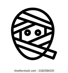 mummy icon or logo isolated sign symbol vector illustration - high quality black style vector icons
